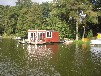 Hausboot am Netzener See - Liegeplatz auf dem See 